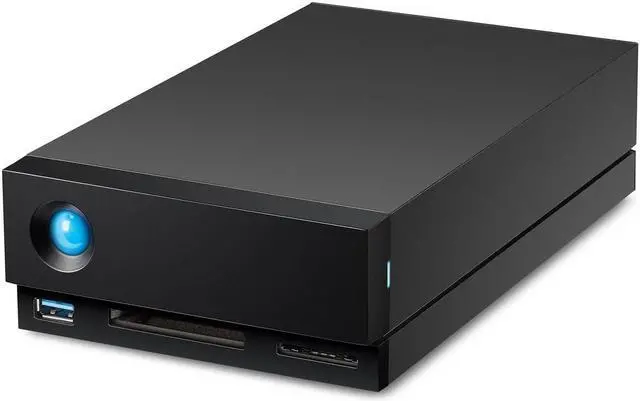 Alt view image 8 of 11 - LaCie 1 big Dock 20TB DisplayPort 1.4 External Hard Drive STHS20000800 Black