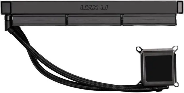 Alt view image 11 of 14 - LIAN LI Galahad II LCD 360 Black Liquid Cooler - GA2ALCD36B