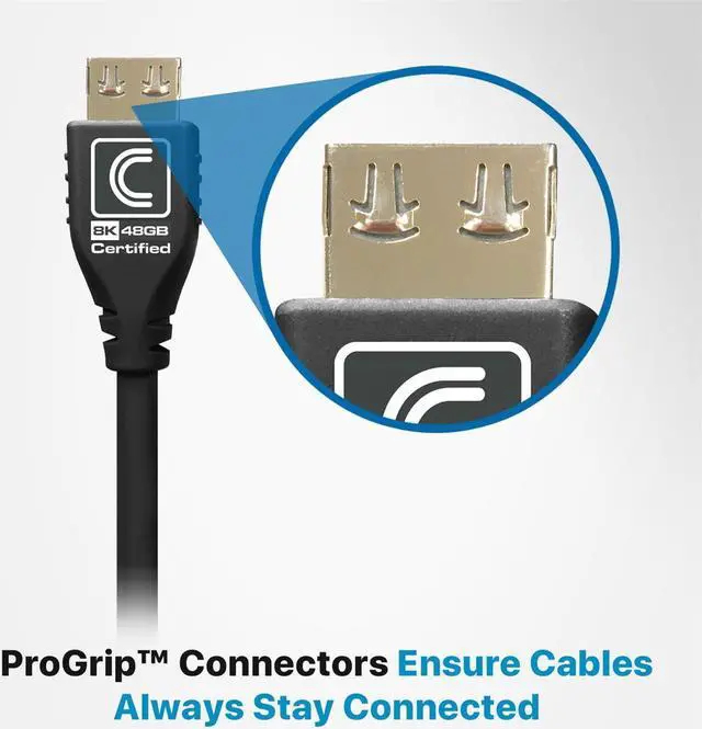 Alt view image 11 of 15 - Comprehensive MicroFlex Pro AV/IT HDMI A/V Cable MHD48G9PROBLK