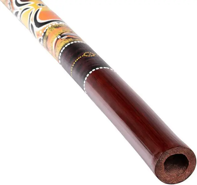 Alt view image 4 of 6 - Meinl DDG1-R Hand Painted Bamboo Didgeridoo, Red