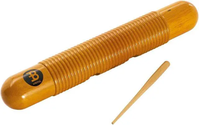 Alt view image 6 of 6 - Meinl GU1AM Wood Guiro with Scraper Amber