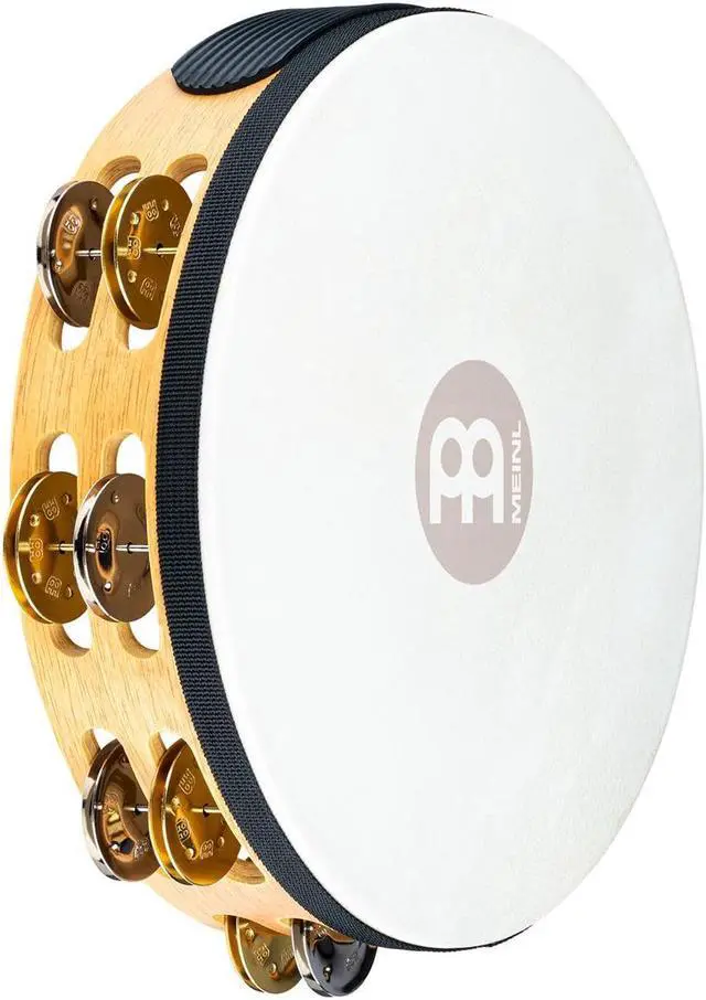 Alt view image 7 of 11 - Meinl Headed Recording-Combo Tambourines - 2 Rows - Super Natural
