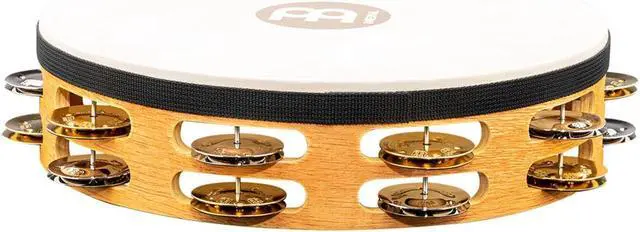 Alt view image 10 of 11 - Meinl Headed Recording-Combo Tambourines - 2 Rows - Super Natural