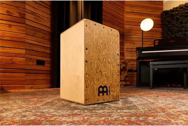 Alt view image 9 of 9 - Meinl Woodcraft Series String Cajon with Makah Burl Frontplate Makah Burl