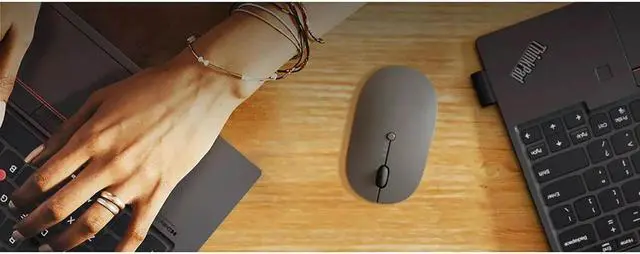 Alt view image 20 of 20 - Lenovo Go Wireless Multi-Device Mouse (Storm Grey)