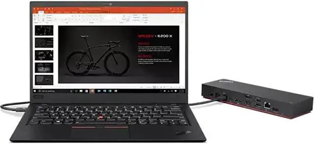Alt view image 20 of 20 - Lenovo ThinkPad Universal Thunderbolt 4 Smart Dock