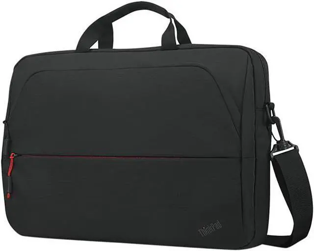 Alt view image 2 of 11 - lenovo carrying case for 13" to 14" - black - polyester, polyethylene terephthalate (pet) - shoulder strap - 10.4" height x 14.6" width x 2" depth