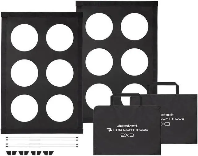 Alt view image 8 of 14 - Westcott Pro Light Adjustable Corner System Mods 2 x 3 (Standard, 2-Pack)