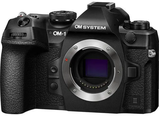 Alt view image 9 of 9 - OM System Mark II 20.4 Megapixel Mirrorless Camera with Lens