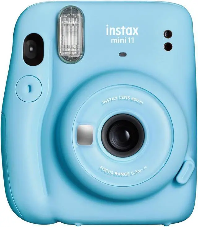 Alt view image 7 of 10 - Fujifilm Instax Mini 11 Instant Film Camera, Sky Blue W/ Fuji Film Twin Pack 20'