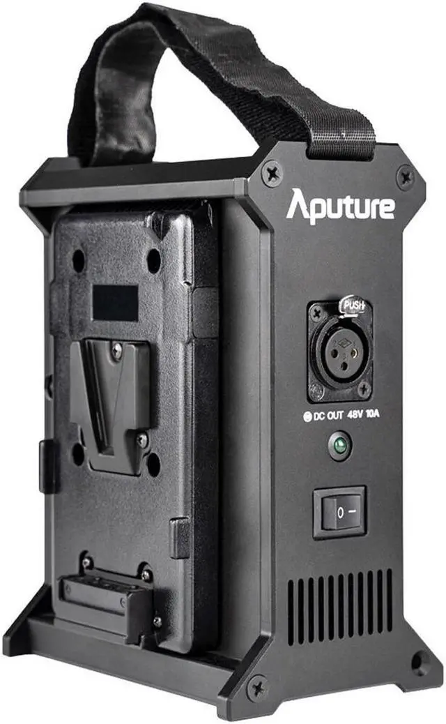 Alt view image 7 of 12 - Aputure 2-Bay-Battery Power Station (V-Mount)