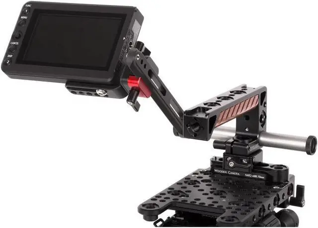 Alt view image 4 of 4 - Wooden Camera Canon C300mkIII / C500mkII Unified Pro Accessory Kit, Includes NATO Handle Plus v2 Kit, Top Plate, UVF Mount v2, Rod Clamp & Battery Slide