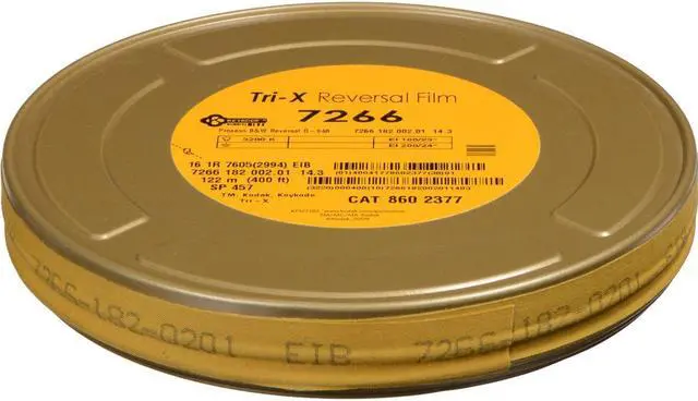 Main image of KODAK TRI-X Reversal Film 7266 / SP457 / 16 mm x 400 ft roll #8602377
