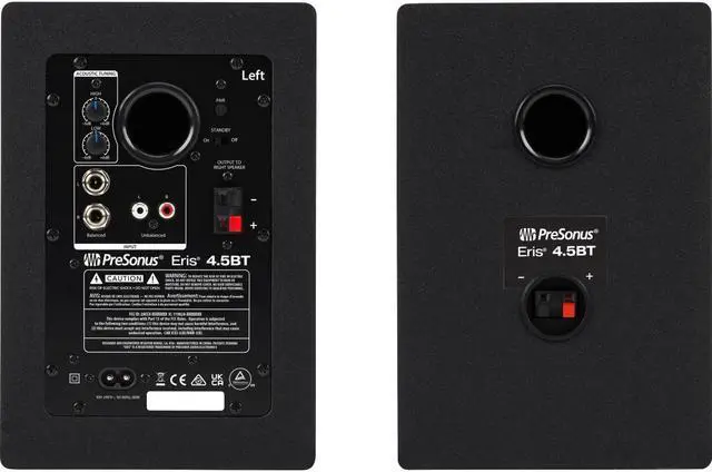 Alt view image 9 of 20 - PreSonus Eris 4.5BT 2nd Gen 4.5-Inch Media Reference Monitors with Bluetooth