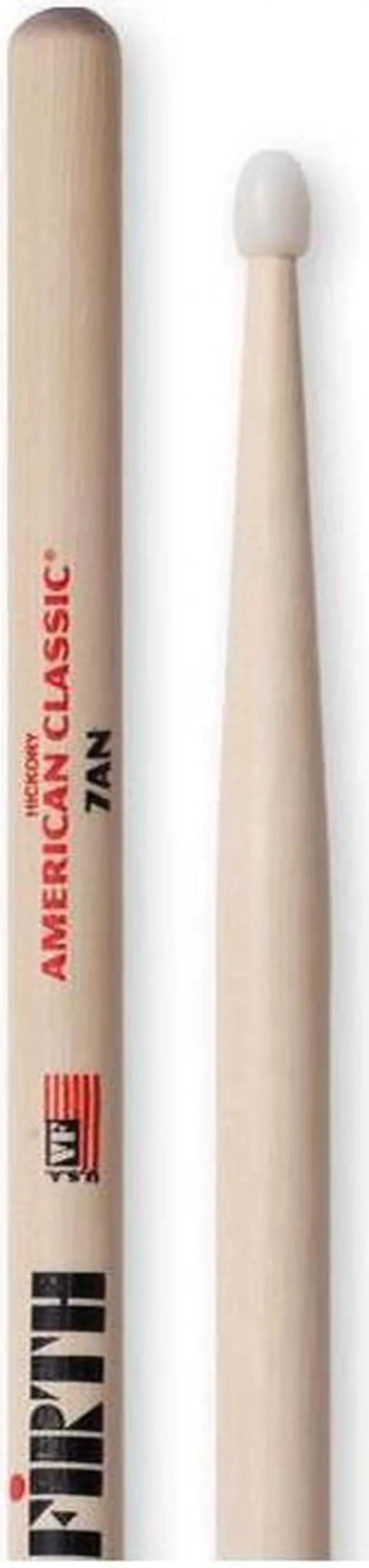 Alt view image 11 of 11 - Vic Firth American Classic 7AN Nylon Tip Drumsticks
