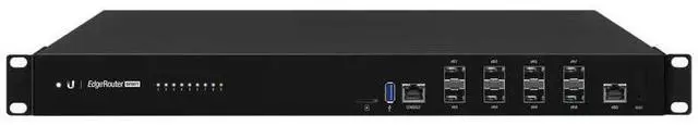 Alt view image 8 of 8 - Ubiquiti Networks - ER-8-XG - Ubiquiti EdgeRouter Infinity 8-Port 10G SFP+ Router - 1 Ports - Management Port - 8 Slots