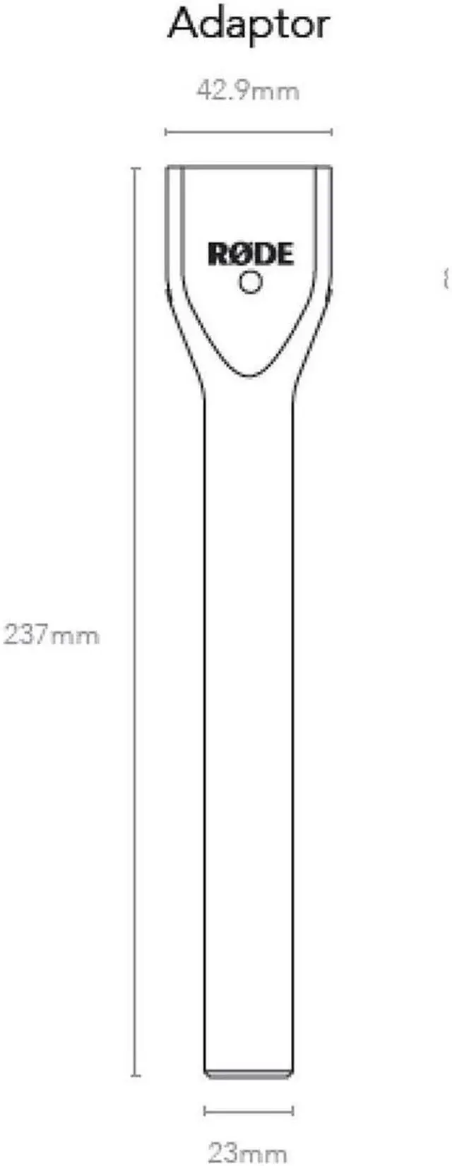 Alt view image 17 of 18 - Rode Interview GO Handheld Mic Adapter for the Wireless GO