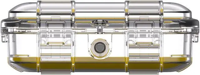 Alt view image 4 of 4 - Pelican M40 Waterproof Hard Micro Case, Small, Clear/Yellow #M400-0270-100