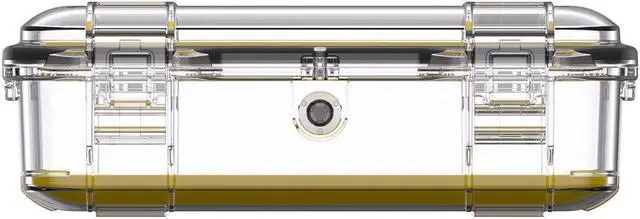 Alt view image 4 of 4 - Pelican M60 Waterproof Hard Micro Case, Large, Clear/Yellow #M600-0270-100