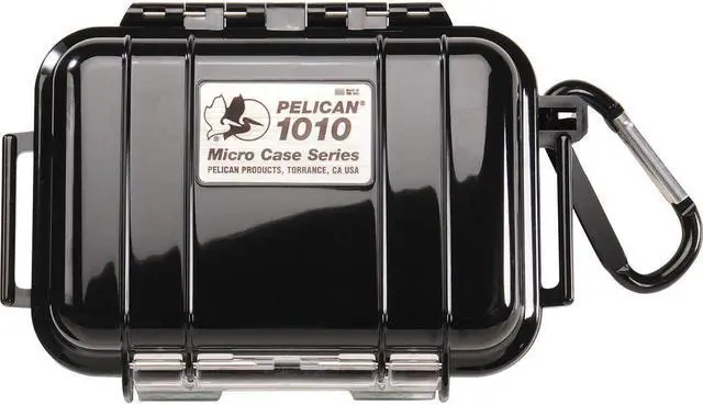 Alt view image 15 of 16 - Pelican 1010-025-110 1010 Black Micro Case W/Black Liner 4.31"x2.81"x1.62"