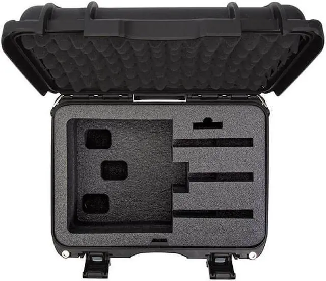 Alt view image 11 of 12 - Nanuk 918 Case with custom foam insert for 3 revolvers SOCOM Black