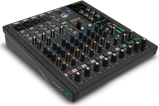 Alt view image 10 of 11 - Mackie ProFX10v3+ 10-Channel Analog Mixer with Built-In FX, USB Recording, and Bluetooth