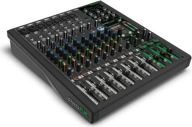 Alt view image 8 of 10 - Mackie ProFX12v3+ 12-Channel Analog Mixer with Built-In FX, USB Recording, and Bluetooth