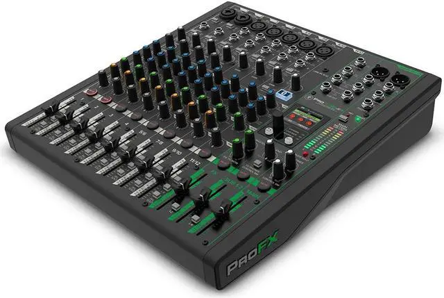 Alt view image 9 of 10 - Mackie ProFX12v3+ 12-Channel Analog Mixer with Built-In FX, USB Recording, and Bluetooth