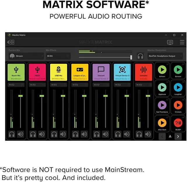 Alt view image 12 of 13 - Mackie MainStream Live Streaming and Video Capture Interface