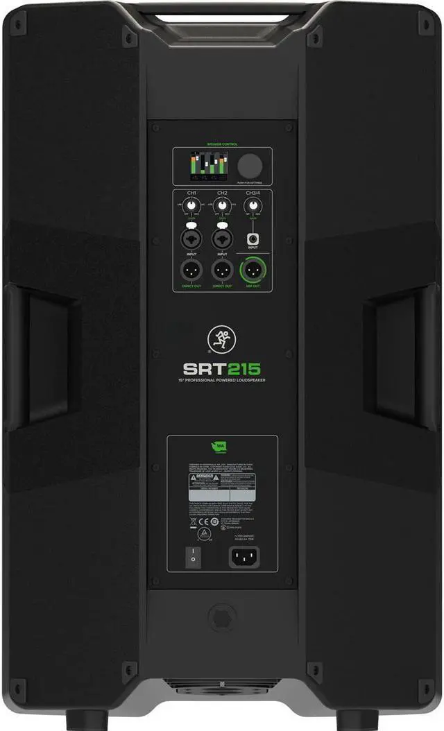 Alt view image 15 of 20 - Mackie SRT215 Two-Way 15" 1600W Powered Portable PA Speaker with DSP and Bluetooth