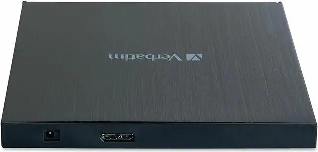 Alt view image 15 of 20 - Verbatim External Slimline Blu-Ray RW Drive - 43890 - Black
