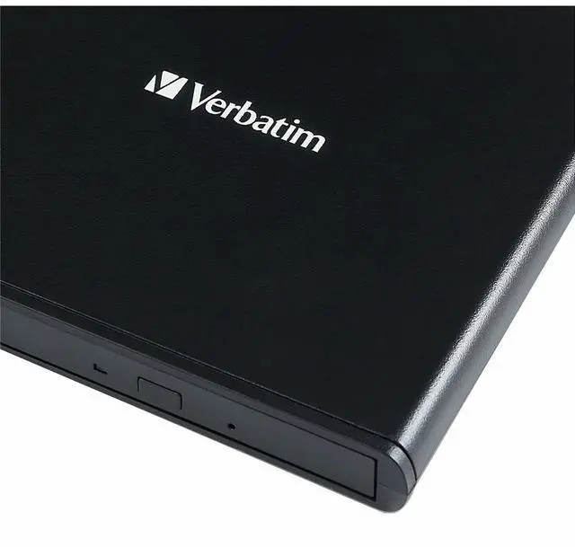 Alt view image 8 of 18 - Verbatim Slim External Burner CD/DVD +/-RW Optical Drive USB 2.0 with USB A to USB C Adapter and M-DISC Support - Mac & PC Compatible Model 98938