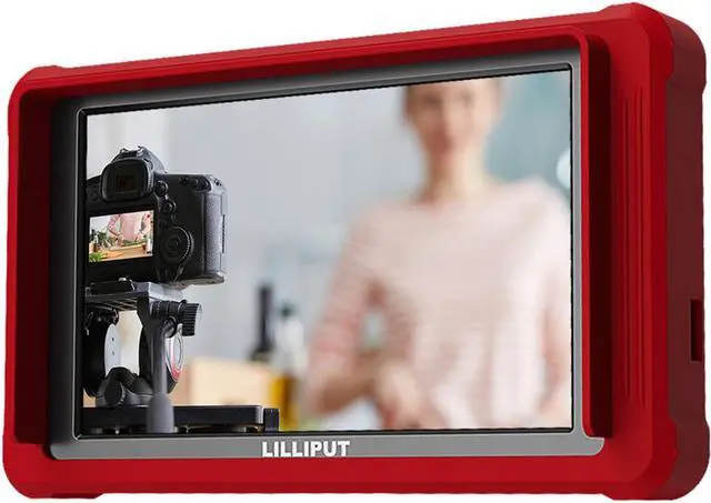 Alt view image 7 of 10 - LILLIPUT On-Camera Monitor FS5 5.4 inch 60HZ 4K HDMI 2.0 3G 3D-LUT Waveform SDI Video Assist 1920x1200 Full HD with Silicone Case