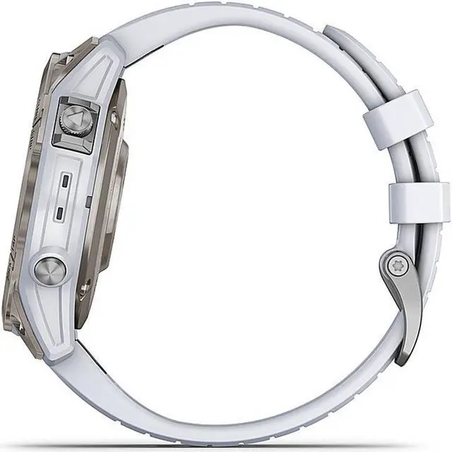 Alt view image 3 of 4 - Garmin epix Pro (Gen 2) – Sapphire Edition, Titanium with Whitestone Band | Smart Watch 010-02803-20