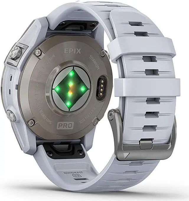 Alt view image 4 of 4 - Garmin epix Pro (Gen 2) – Sapphire Edition, Titanium with Whitestone Band | Smart Watch 010-02803-20