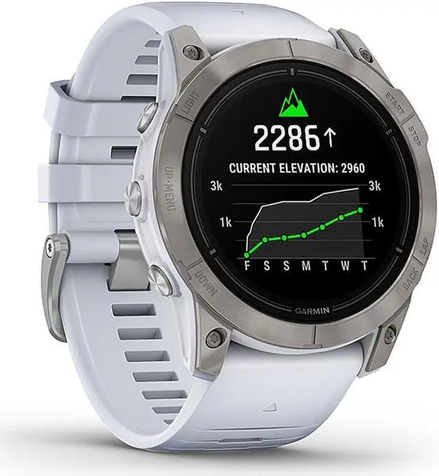 Alt view image 10 of 11 - Garmin epix Pro (Gen 2) Sapphire Edition, 51mm, High Performance Smartwatch, Advanced Training Technology, Built-in Flashlight, Whitestone