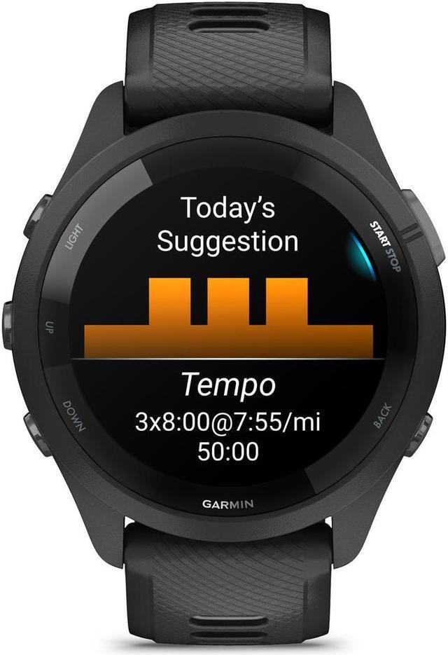 Alt view image 16 of 19 - Garmin Forerunner 265 Running Watch - Black