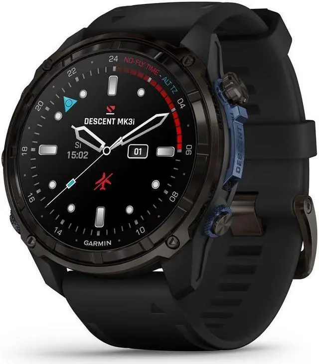 Alt view image 6 of 17 - Garmin Descent Mk3i, Dive Computer and Multisport GPS Smartwatch, Air Integration, Black