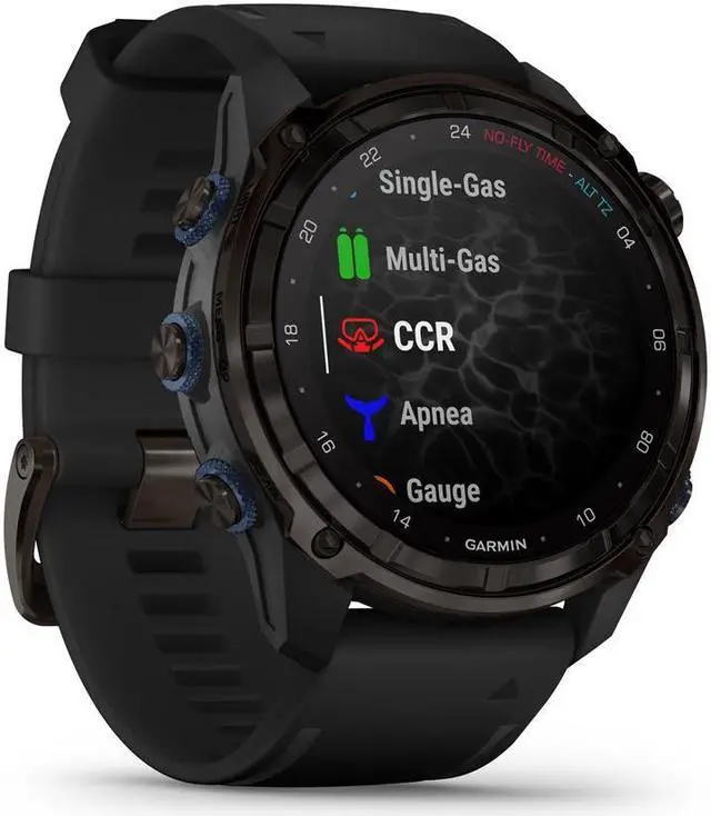 Alt view image 9 of 17 - Garmin Descent Mk3i, Dive Computer and Multisport GPS Smartwatch, Air Integration, Black