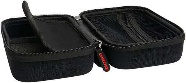 Alt view image 2 of 6 - AndyCine Zippered Carry Case with EVA Foam for 5 to 5.7" Camera Monitor, Black