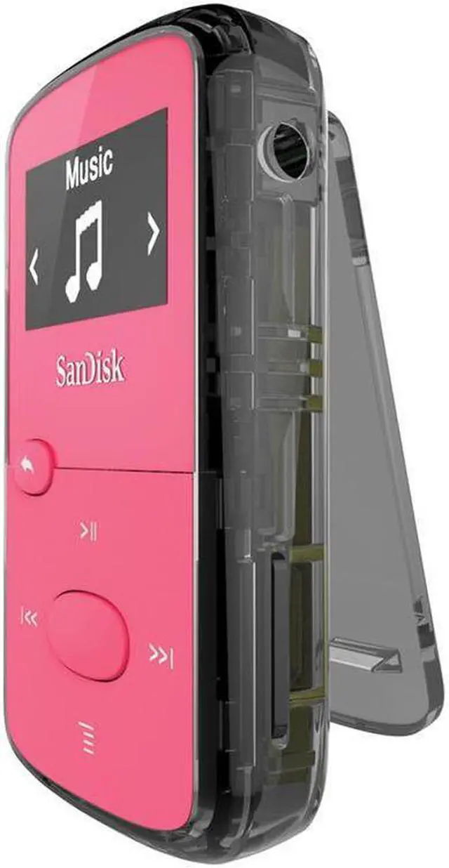Alt view image 7 of 8 - Sandisk Clip Jam Sdmx26-008G-G46p 8 Gb Flash Mp3 Player - Pink