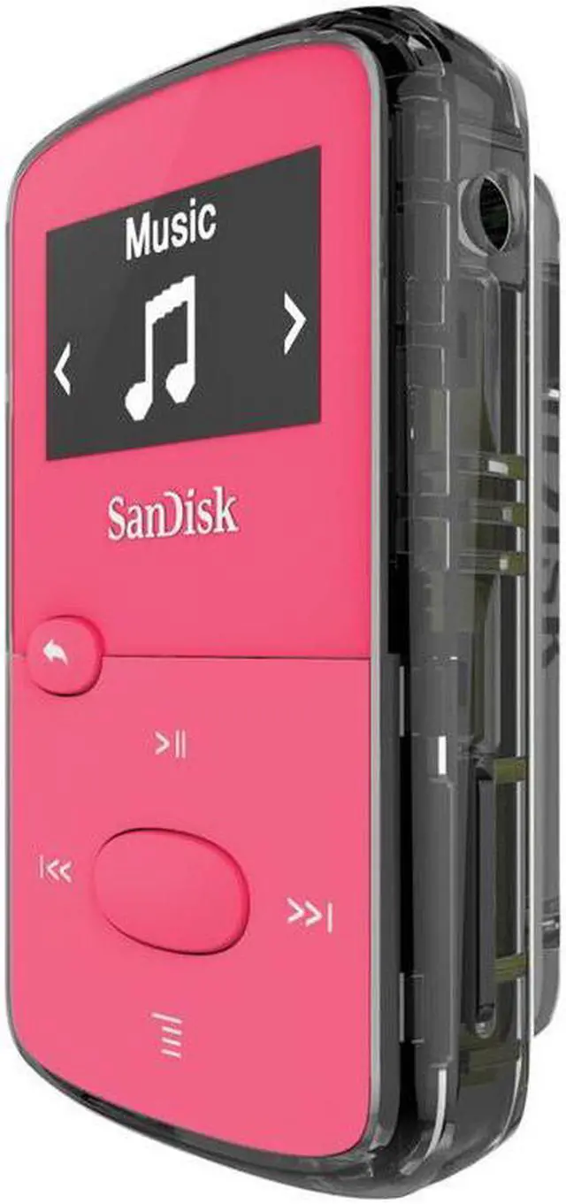 Alt view image 6 of 8 - Sandisk Clip Jam Sdmx26-008G-G46p 8 Gb Flash Mp3 Player - Pink