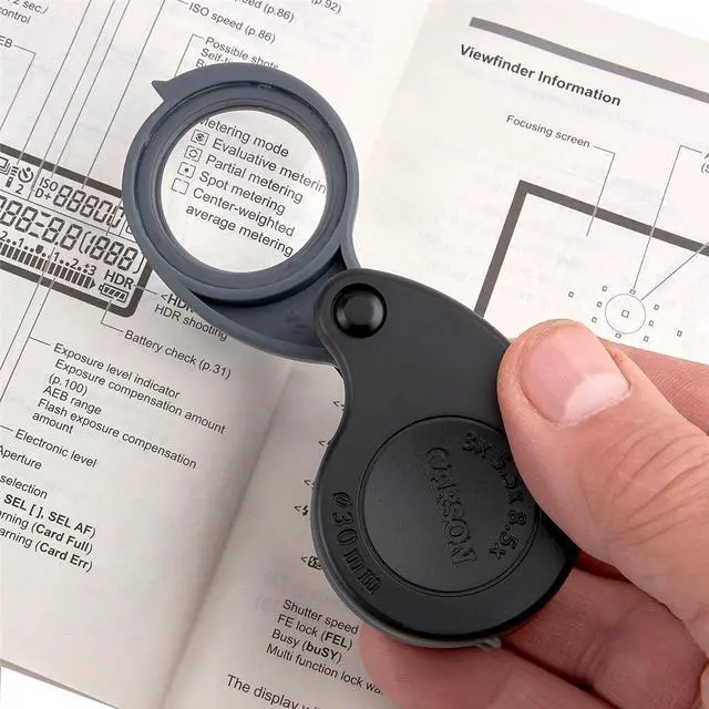 Alt view image 8 of 10 - Carson TV36 Tri View Magnifier