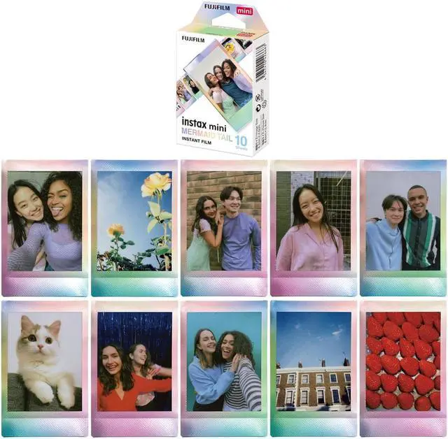 Alt view image 14 of 14 - FUJIFILM Instant Camera Cheki Film 10 pieces of (Mermaid Tail) Instax Mini Mermaid Tail WW 1