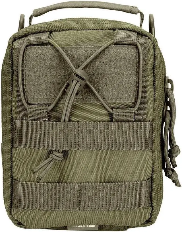Alt view image 7 of 7 - BARSKA OPTICS BI13010 BARSKA OPTICS BI13010 CX-900 First-Aid Utility Pouch, OD Green