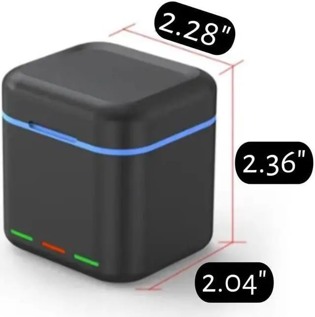 Alt view image 3 of 7 - Green Extreme Triple Battery Charger for GoPro Hero 9, 10, 11 & 12 Batteries