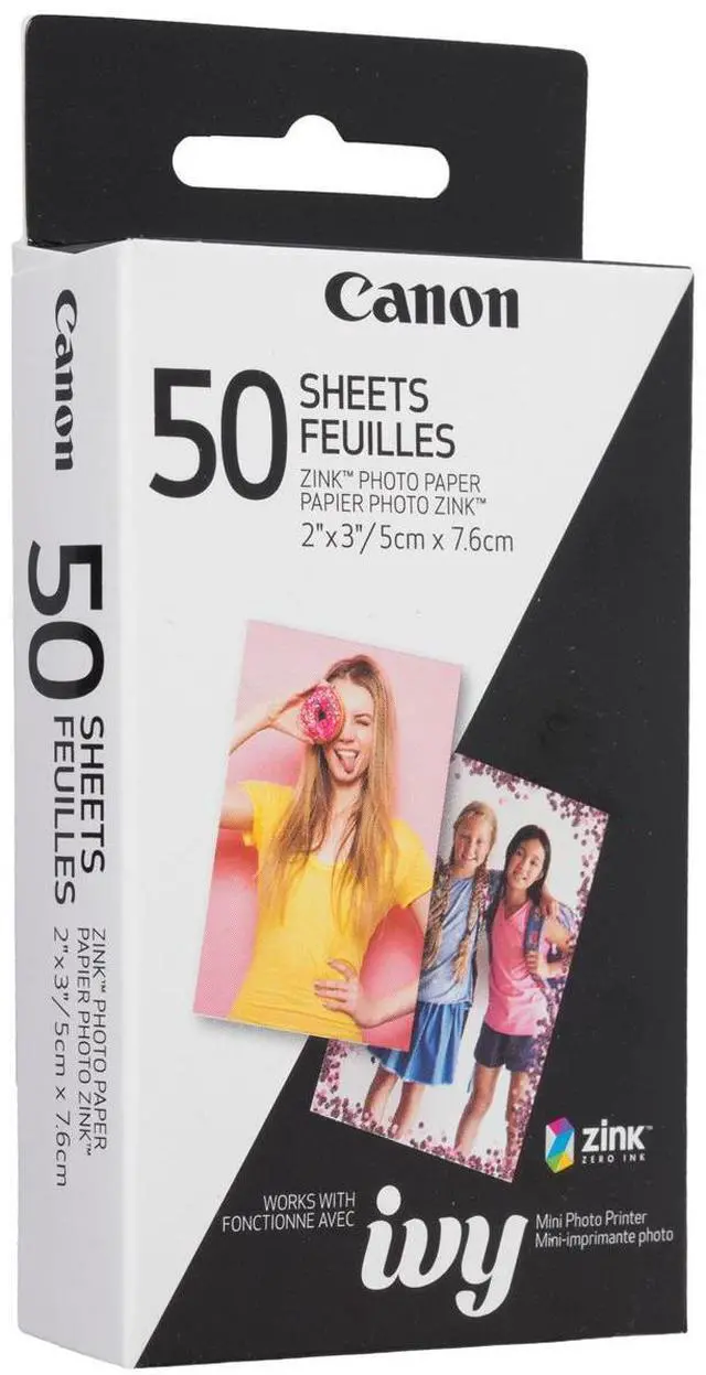 Alt view image 19 of 20 - Canon ZINK Photo Paper for Ivy Mobile Printer - 50 Sheet Pack