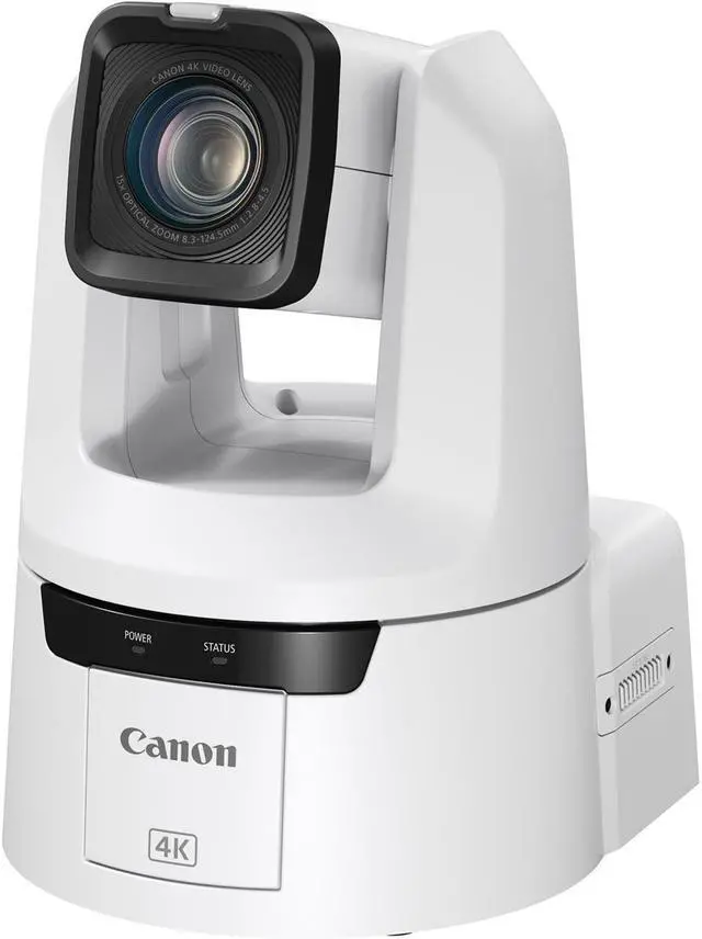 Alt view image 4 of 9 - Canon CR-N500 Professional 4K NDI PTZ Camera (White) (4839C002)
