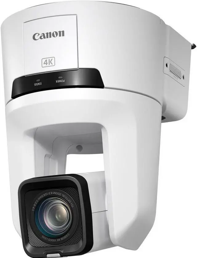 Alt view image 6 of 9 - Canon CR-N500 Professional 4K NDI PTZ Camera (White) (4839C002)