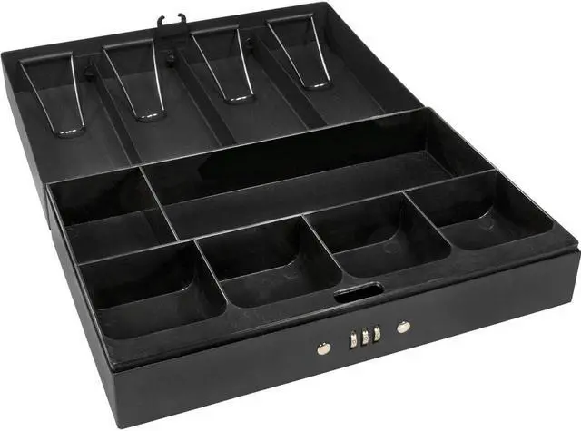 Alt view image 10 of 13 - BARSKA CB11794 Cash Box,Compartments 10,3 in. H